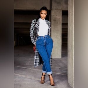 Mom Jeans - Dark Denim